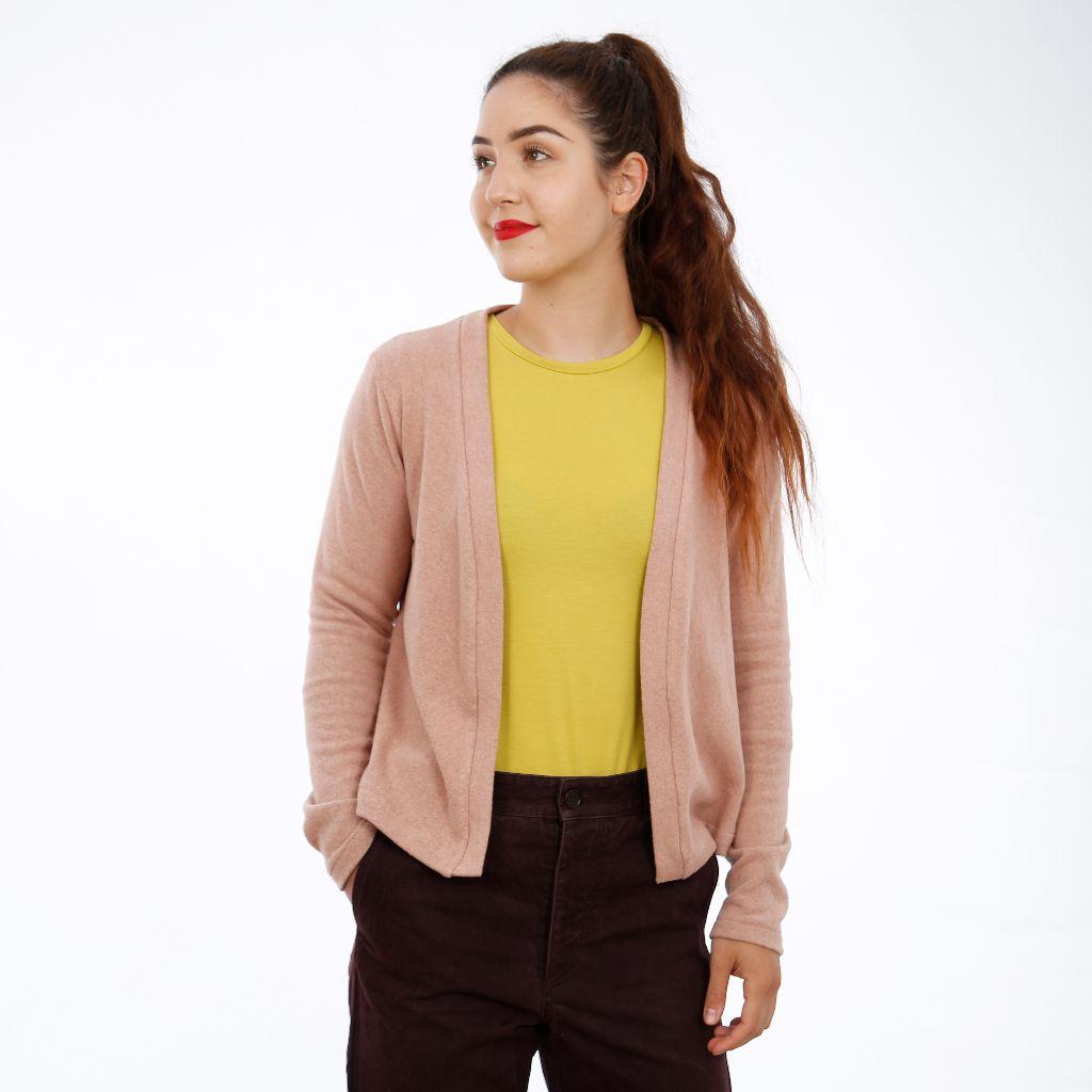 Papierschnittmuster Cardigan Frau Jacky XS-XXL